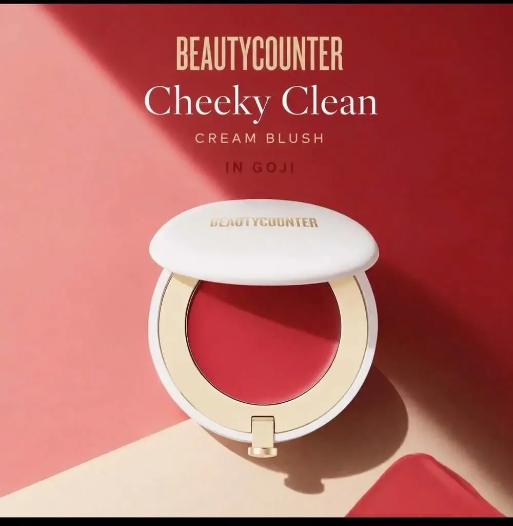 2 pack! NIB***Beautycounter Cheeky Clean Cream Blush in Chai and Goji